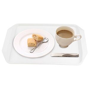 Idotry Plastic Fast Food Serving Trays, 4-Pack