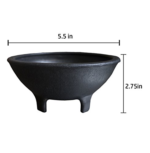 6 Pack of Salsa Chip and Dip Snack Bowls Combo- With Wooden Spoons - Salsa Bowls, Black Plastic Mexican Molcajete Chips Guacamole, Serving Dish, Sauce Cup, Side dish, Snack Great to use at any Event