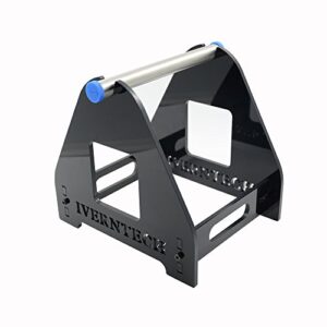 iverntech 1 spool acrylic 3d printer filament holder mount rack for pla, abs, wood, tpu, nylon, flexible materials