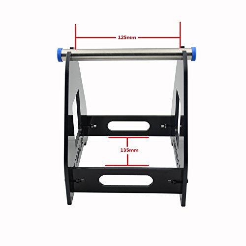 Iverntech 1 Spool Acrylic 3D Printer Filament Holder Mount Rack for PLA, ABS, Wood, TPU, Nylon, Flexible Materials