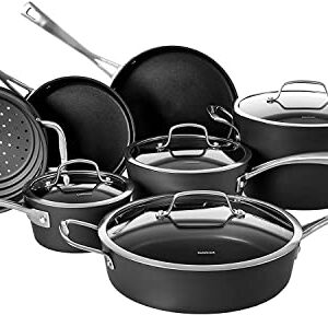 Cuisinart 62I-11 Cookware Set, Black, Medium