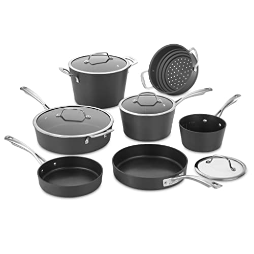 Cuisinart 62I-11 Cookware Set, Black, Medium