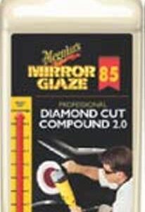 Meguiar's M8532 Mirror Glaze Diamond Cut Compound 2.0, 32 Fluid Ounces, White