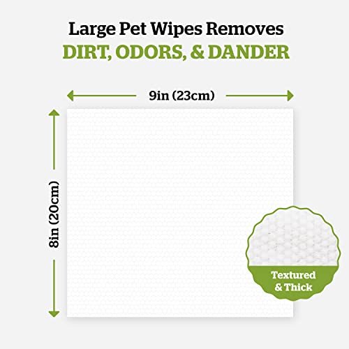 Pogi's Dog Grooming Wipes - 400 Dog Wipes for Cleaning and Deodorizing - Plant-Based, Hypoallergenic Pet Wipes for Dogs, Puppy Wipes - Quick Bath Dog Wipes for Paws, Butt, & Body - Fragrance Free