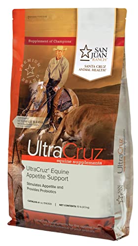 UltraCruz Equine Appetite Booster Supplement for Horses, 10 lb, Pellet (80 Day Supply)