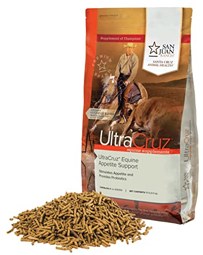 UltraCruz Equine Appetite Booster Supplement for Horses, 10 lb, Pellet (80 Day Supply)