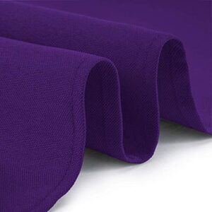 YLZYAA Tablecloth - 54 x 54 Inch -Purple-Square Polyester Table Cloth, Wrinkle,Stain Resistant - Great for Buffet Table, Parties, Holiday Dinner & More