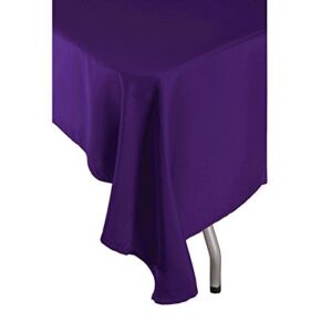 YLZYAA Tablecloth - 54 x 54 Inch -Purple-Square Polyester Table Cloth, Wrinkle,Stain Resistant - Great for Buffet Table, Parties, Holiday Dinner & More