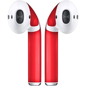 AirPod Skins Protective Wraps - Stylish Covers for Protection & Customization, Compatible with Apple AirPods (Red)