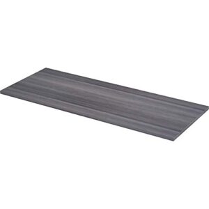 lorell active office relevance tabletop, charcoal, laminate