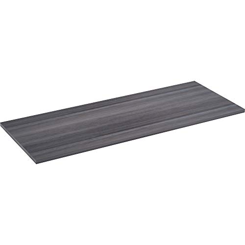 Lorell Active Office Relevance Tabletop, Charcoal, Laminate