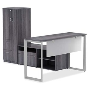 Lorell Active Office Relevance Tabletop, Charcoal, Laminate