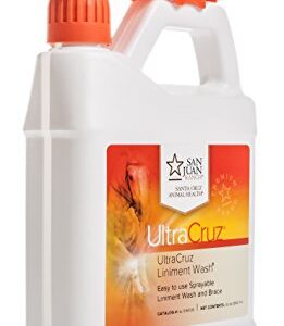 UltraCruz Veterinary Liniment Wash for Horses, 32 oz Travel Spray