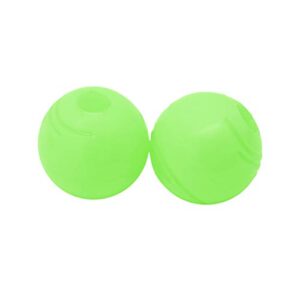 chew king dog 2 piece glowing fetch ball,white for medium breeds