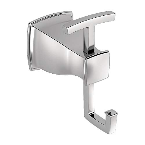 MOEN Hensley Double Robe Hook with Press and Mark in Chrome