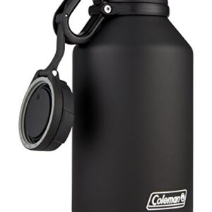 Coleman Insulated Stainless Steel Growler, Black, 64 oz.