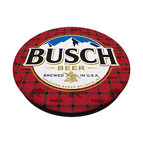 Busch Red Flannel PopSockets Stand for Smartphones & Tablets PopSockets PopGrip: Swappable Grip for Phones & Tablets