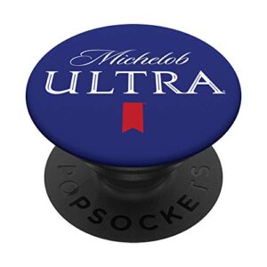 michelob ultra blue logo popsockets stand for smartphones & tablets popsockets popgrip: swappable grip for phones & tablets