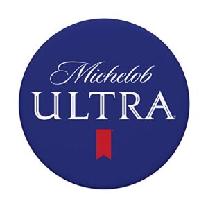 Michelob Ultra Blue Logo PopSockets Stand for Smartphones & Tablets PopSockets PopGrip: Swappable Grip for Phones & Tablets