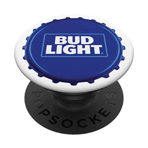bud light white beer cap popsockets stand for smartphones & tablets popsockets popgrip: swappable grip for phones & tablets