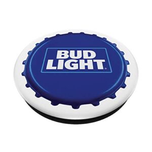 Bud Light White Beer Cap PopSockets Stand for Smartphones & Tablets PopSockets PopGrip: Swappable Grip for Phones & Tablets