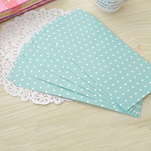 SCStyle 50 Pack Colored Envelopes 3.35 x 6.89 Inches 10 Unique Design Cute Coin invitation Gift Card Postcard Colorful Envelopes