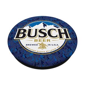 Busch Blue Camo PopSockets Stand for Smartphones & Tablets PopSockets PopGrip: Swappable Grip for Phones & Tablets