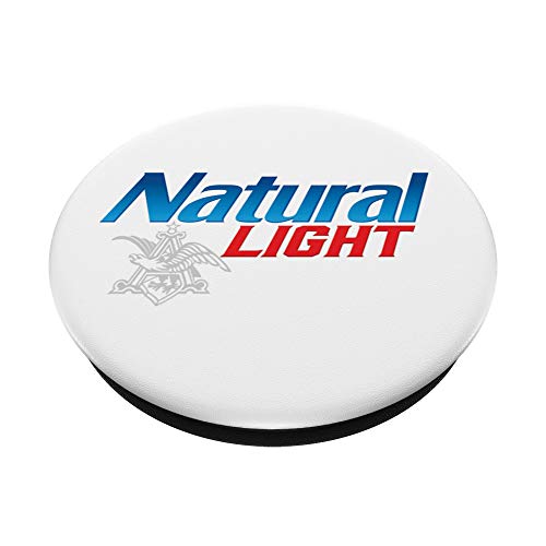 Natural Light White Logo PopSockets Stand for Smartphones & Tablets PopSockets PopGrip: Swappable Grip for Phones & Tablets