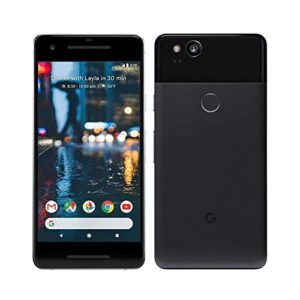 pixel 2 phone (2017) by google, g011a 64gb 5" inch (gsm only, no cdma) factory unlocked android 4g/lte smartphone (just black) - international version