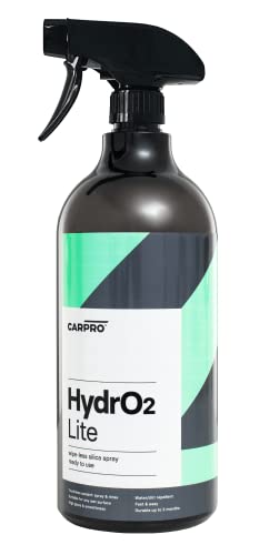 CARPRO HydrO2 Lite Touchless Silica Sealant - Spray-On and Rinse-Off Automotive Paint Sealant - Ready to Use Formula - Liter with Sprayer (34oz)