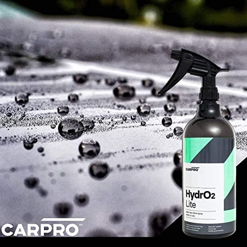 CARPRO HydrO2 Lite Touchless Silica Sealant - Spray-On and Rinse-Off Automotive Paint Sealant - Ready to Use Formula - Liter with Sprayer (34oz)