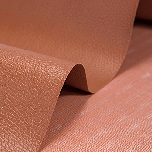 NW 54.0" x 39.4" Leather Repair, Sofa Leather Repair, Car Seat Leather Repair Patch-Adhesive Backing-First Aid for Sofa Car Seat (Dark Brown)