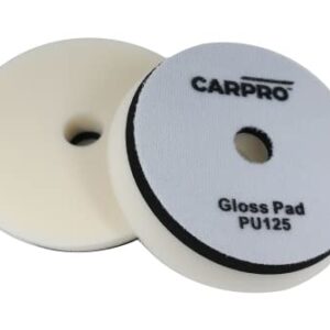 CARPRO Gloss Pad - Extreme High Gloss, Made of Unique Japanese Open Cell Polyurethane Foam, Beveled Profile, Both Dual Action and Rotary Machines - 5" (Pack of 1)