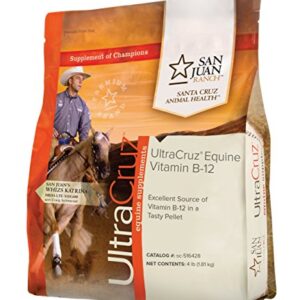 UltraCruz Equine Vitamin B-12 Supplement for Horses, 4 lb, Pellet (64 Day Supply)