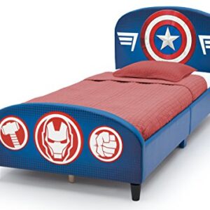 Delta Children Upholstered Twin Bed, Marvel Avengers