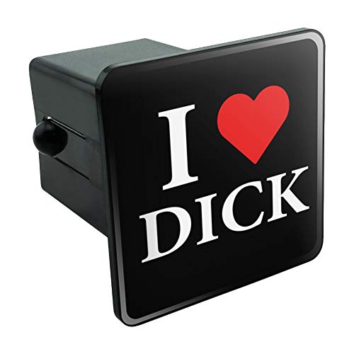 I Love Dick Heart Tow Trailer Hitch Cover Plug Insert