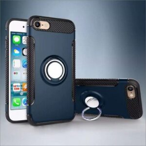 finger ring case | magnetic phone stand | for iphone 8 plus/iphone 7 plus (blue)