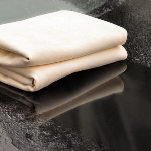 (3 Pack) Car Natural Chamois Cleaning Cloth,Absorber Towel for Car Chamois Drying Towe RIVERLAKE Genuine Deerskin Leather Auto Car Wash Drying Towel,Super Absorbent,3 Available Sizes. (L/M/S 3IN1)