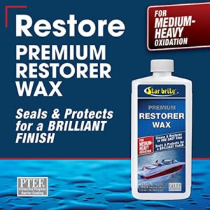 STAR BRITE Premium Restorer Wax - For Heavy to Medium Oxidation - 16 OZ (086016)