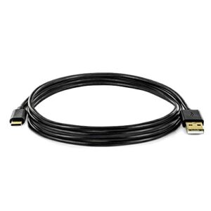Cmple USB Type-C to USB-A 2.0 Male Charger Type C Fast Charging Cable USB Type-C to USB-A 2.0 Male Charger Type C Fast Charging Cable - 6 Feet Black