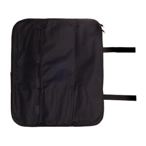 Ergo Chef 9 Pocket Professional case roll Bag Black Knife Edge Guards Chef Gear