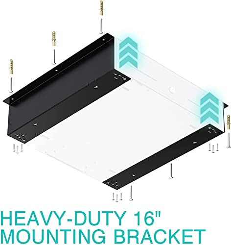 Skywin Cash Drawer Under Counter Mounting Brackets - Heavy Duty Steel Mounting Brackets for Installation of 16" Cash Registers Drawer Under The Counter (1)