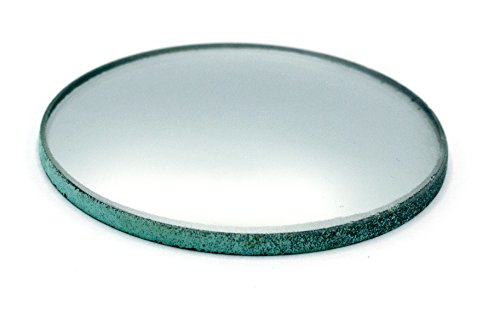 Round Convex Glass Mirror - 2" (50mm) Diameter - 50mm Focal Length - 2.8mm Thick Approx. - Eisco Labs