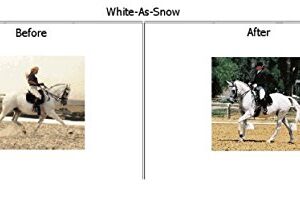 WHITE-AS-SNOW Horse Coat Enhancing Supplement For Light Colored Horses 4lbs