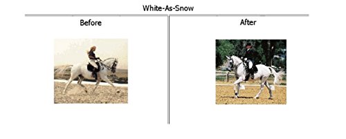 WHITE-AS-SNOW Horse Coat Enhancing Supplement For Light Colored Horses 4lbs