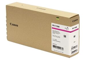 canon genuine ink tank pfi-710m - magenta 700ml