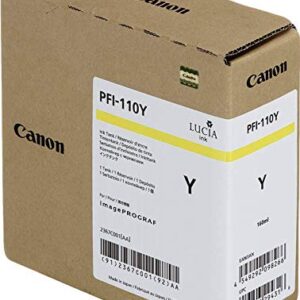 Genuine Canon Ink Tank PFI-110Y - Yellow 160ml - 2367C001AA