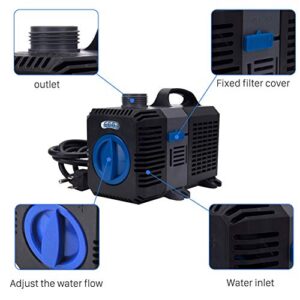 1375GPH Adjustable Flow Submersible Frequency Water Pump Aquarium Fish Pond Hydroponics