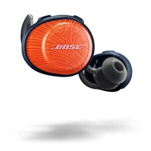 bose soundsport free, true wireless earbuds, (sweatproof bluetooth headphones for workouts and sports), bright orange