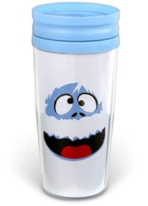 rudolph the red-nosed reindeer - bumble plastic travel mug